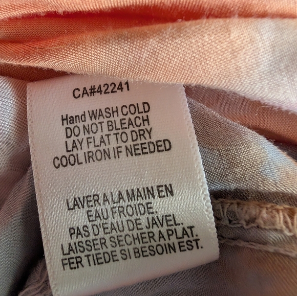 Young Fabulous & Broke Tie-Dye Wide Leg Pants - Pink, Orange, Blue - Picture 8 of 8